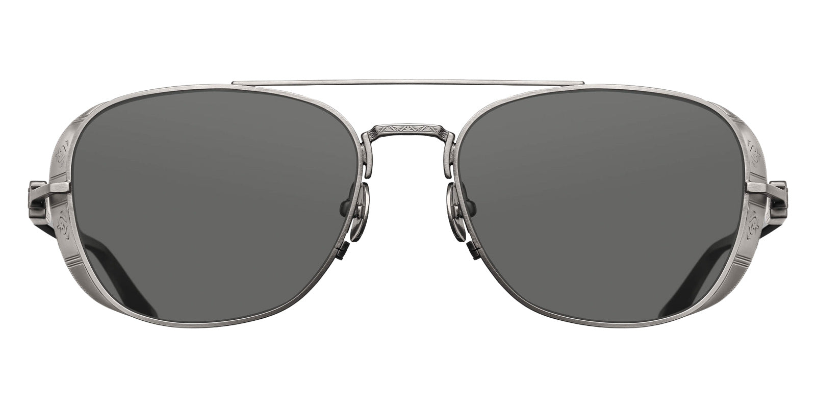 Matsuda M3115 55 - Antique Silver/Smokey Olive / Gray #id:m3115antiquesilversmokeyolivegrey55_s:100100