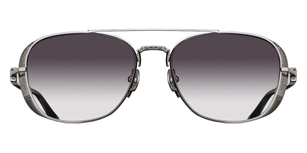 Matsuda M3115 55 - Palladium White/Black / Gray Gradient #id:m3115palladiumwhiteblackgreygradientsunglass_s:104100