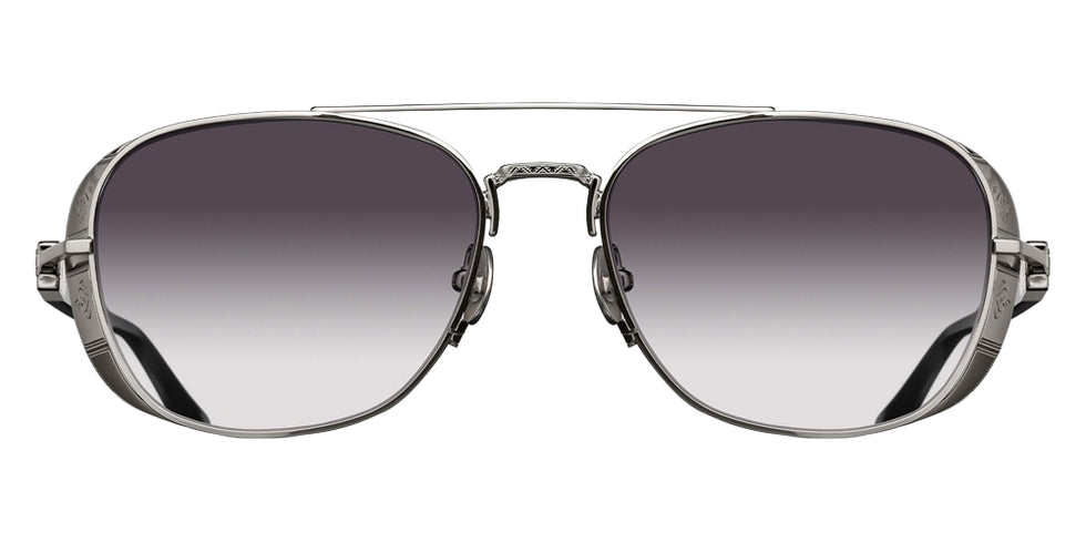 Matsuda M3115 55 - Palladium White/Black / Gray Gradient #id:m3115palladiumwhiteblackgreygradientsunglass_s:104100
