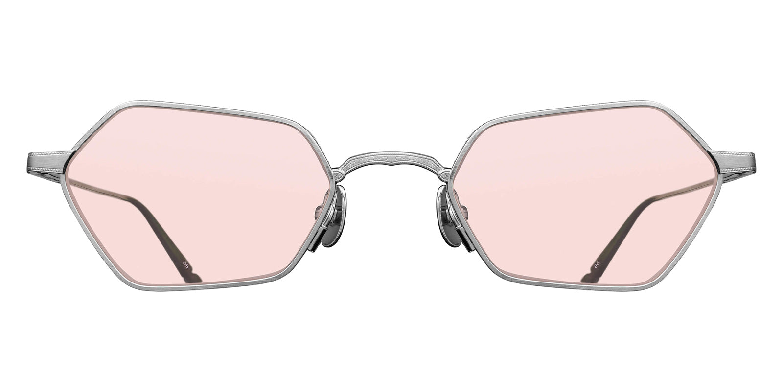Matsuda M3138 49 - Brushed Silver / Café Pink #id:m3138brushedsilvercafpink49_s:100100