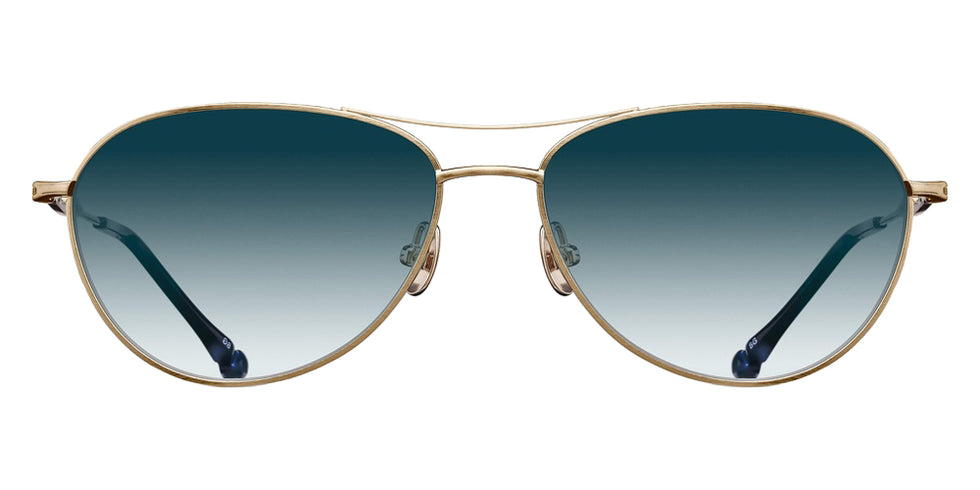 Matsuda M3139 57 - Brushed Gold / Blue Gradient #id:m3139brushedgoldbluegradientsunglass_s:102100