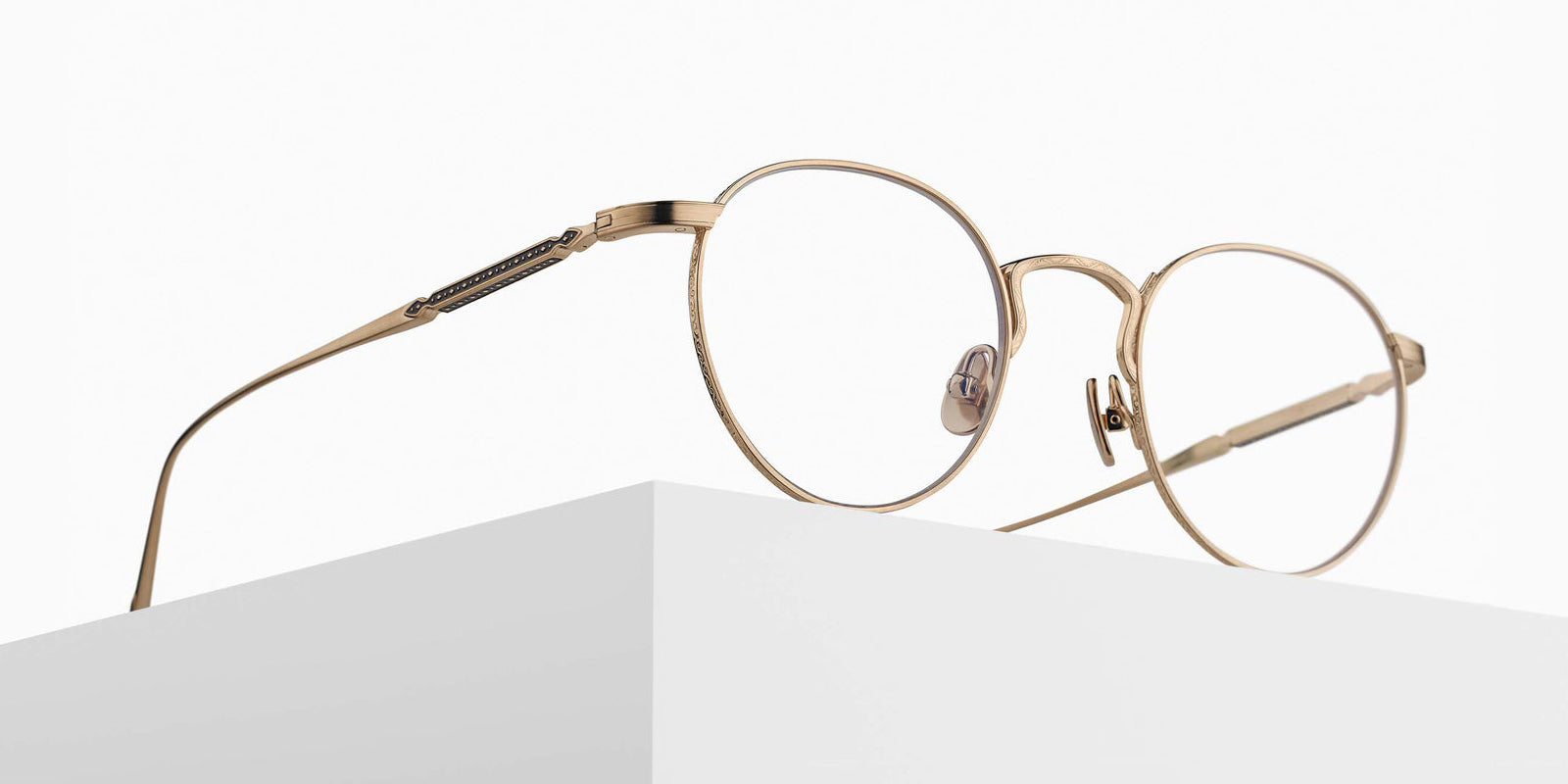 Matsuda M3140 50 - Brushed Gold #id:m3140brushedgoldclearlens50_s:102105