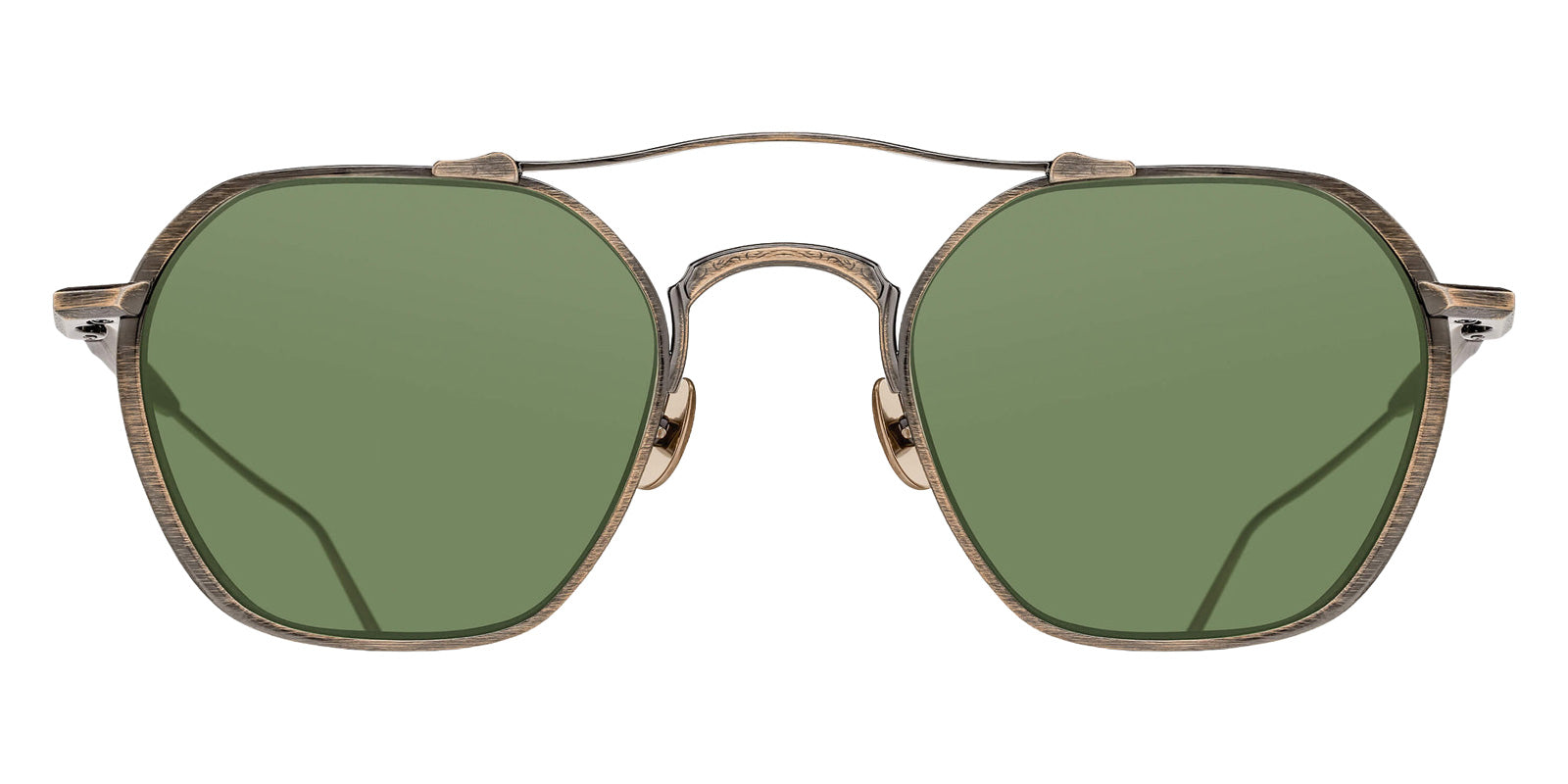 Matsuda M3145 50 - Antique Gold / Sage Green #id:m3145antiquegoldsagegreen50_s:100100