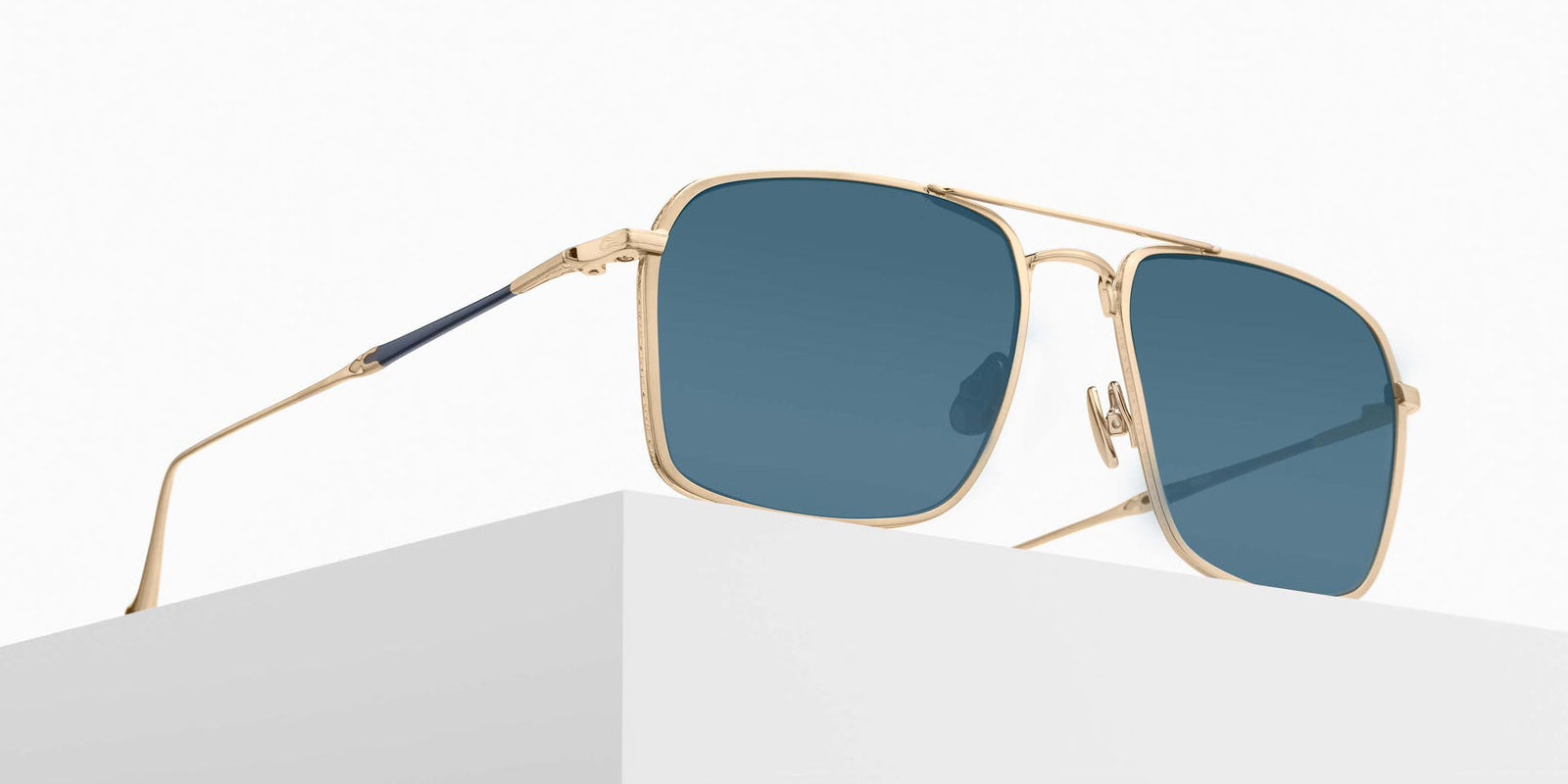 Matsuda M3146 57 - Brushed Gold / Blue Gradient #id:m3146brushedgoldbluegradient57_s:104105