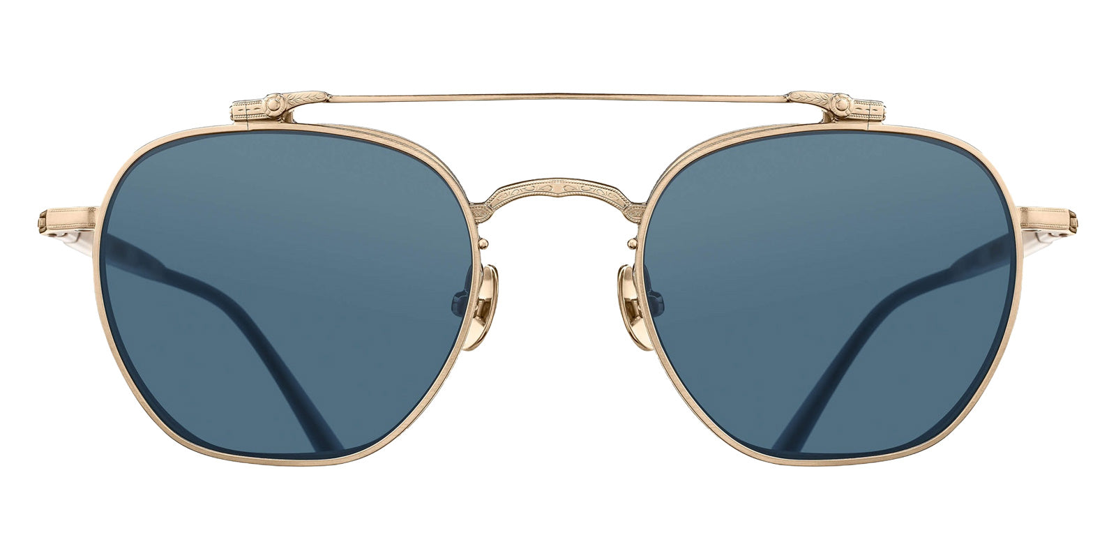 Matsuda M3148 48 - Brushed Gold / Blue Gray #id:m3148brushedgoldbluegrey48_s:102100