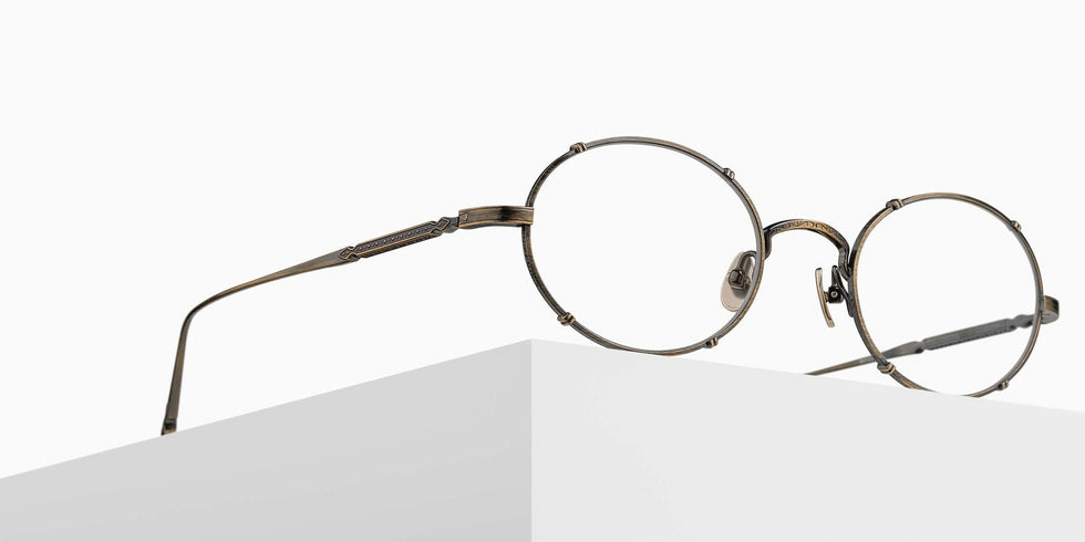 Matsuda M3150 50 - Antique Gold #id:m3150antiquegoldclearlensoptical_s:100105