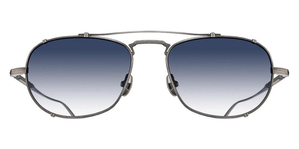 Matsuda M3151 54 - Antique Silver / Blue Gray Gradient #id:m3151antiquesilverbluegreygradientsunglass_s:100100