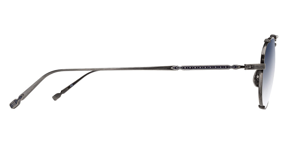 Matsuda M3151 54 - Antique Silver / Blue Gray Gradient #id:m3151antiquesilverbluegreygradientsunglass_s:100110