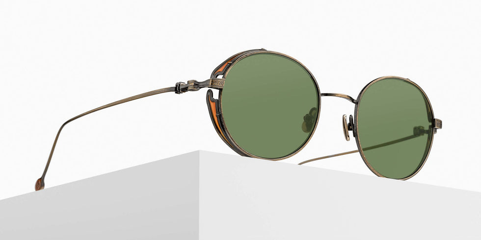 Matsuda M3152 48 - Antique Gold / Sage Green #id:m3152antiquegoldsagegreen48_s:100105