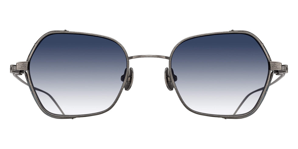 Matsuda M3153 49 - Antique Silver / Blue Gray Gradient #id:m3153antiquesilverbluegreygradient49_s:102100