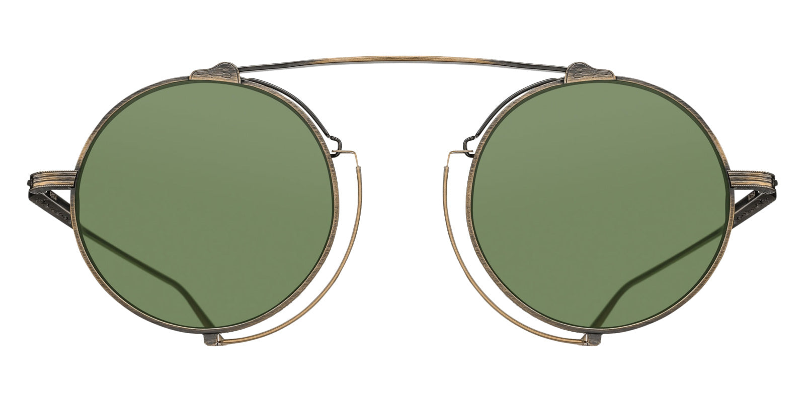 Matsuda M3154 46 - Antique Gold / Sage Green #id:m3154antiquegoldsagegreen46_s:100100