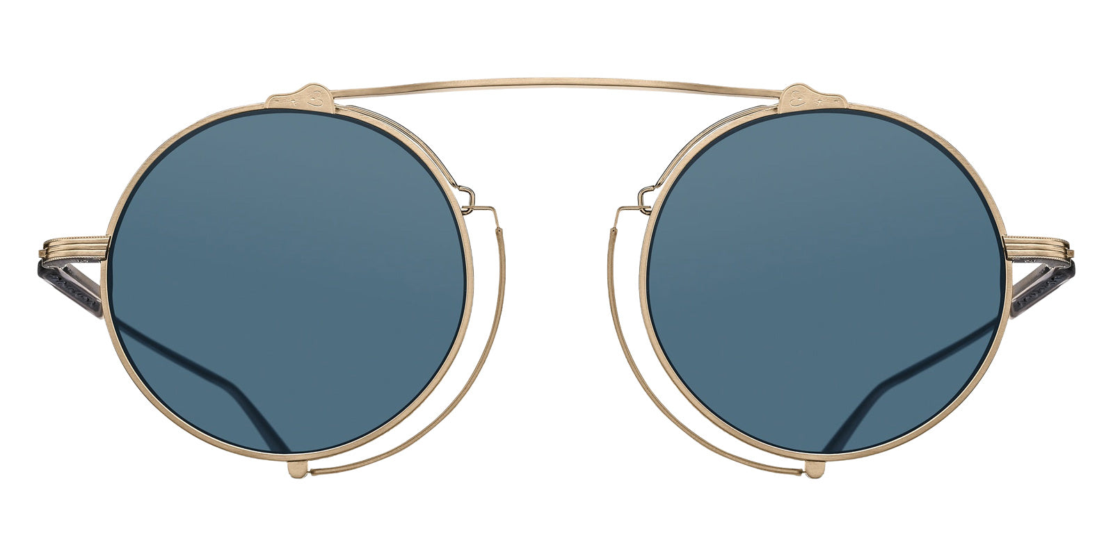 Matsuda M3154 46 - Brushed Gold / Blue Gray #id:m3154brushedgoldbluegrey46_s:104100