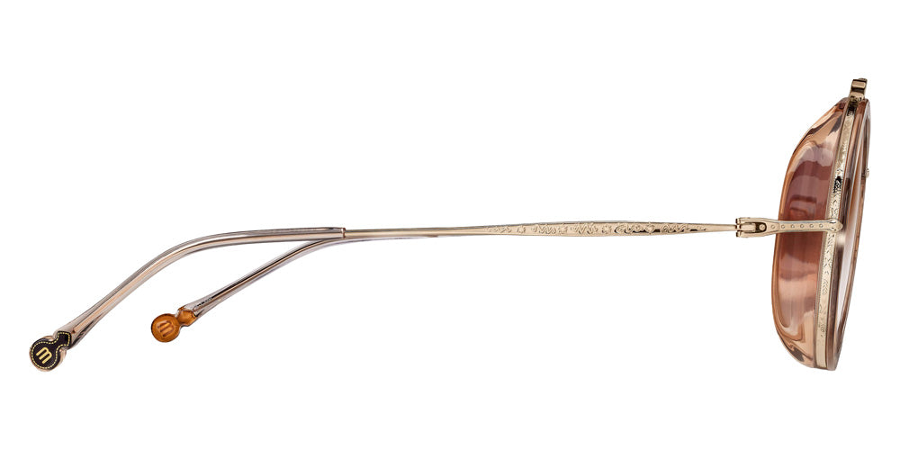 Matsuda M3155 48 - Pale Gold-Champagne / Brown Gradient #id:m3155palegoldchampagnebrowngradientsunglass_s:100110
