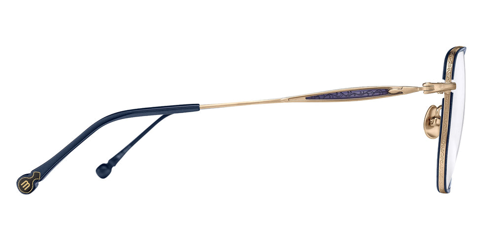 Matsuda M3158 54 - Brushed Gold/Navy #id:m3158brushedgoldnavyclearlens54_s:100110