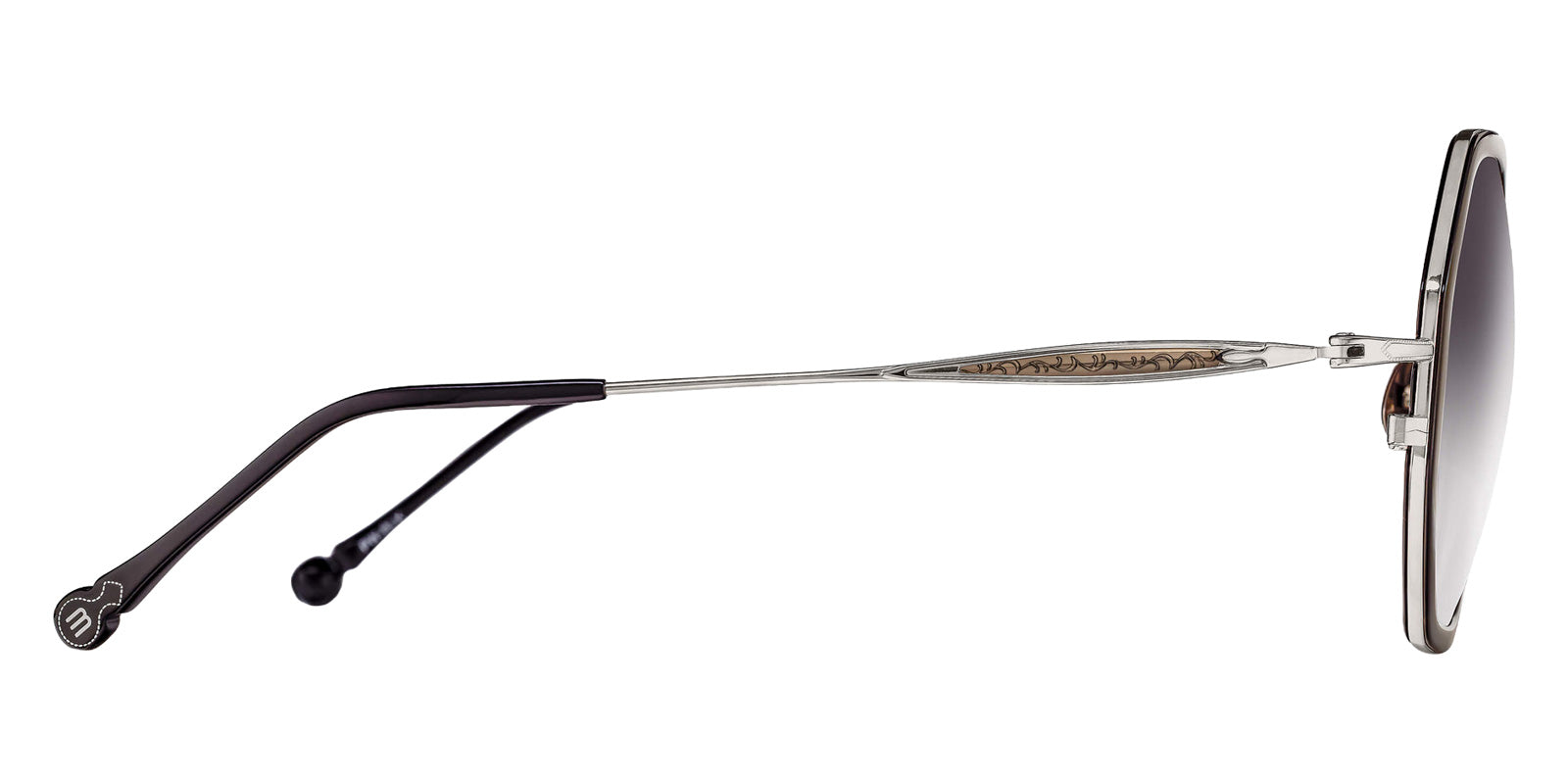 Matsuda M3162 54 - Palladium White/Black / Gray Gradient #id:m3162palladiumwhiteblackgreygradient54_s:102110