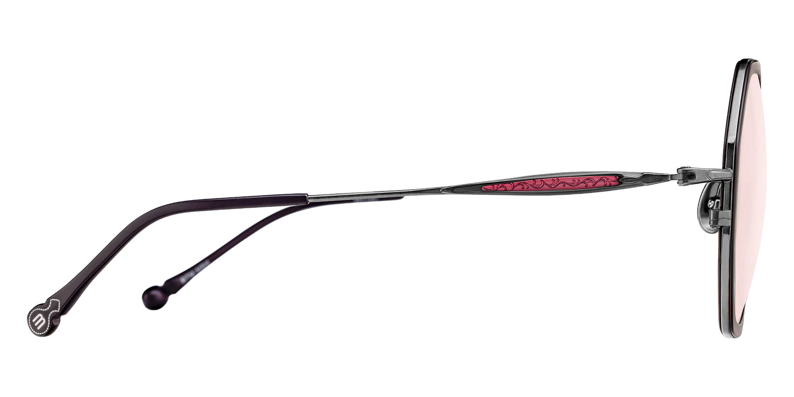 Matsuda M3162 54 - Ruthenium/Matte Black / Café Pink #id:m3162rutheniummatteblackcafpink54_s:104110