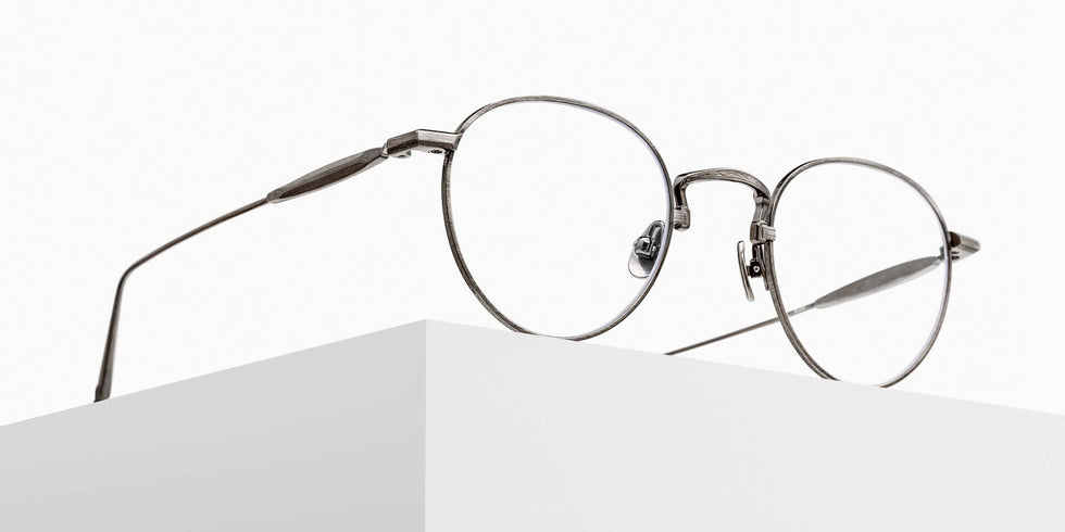 Matsuda M3165 48 - Antique Silver #id:m3165antiquesilverclearlens48_s:102105