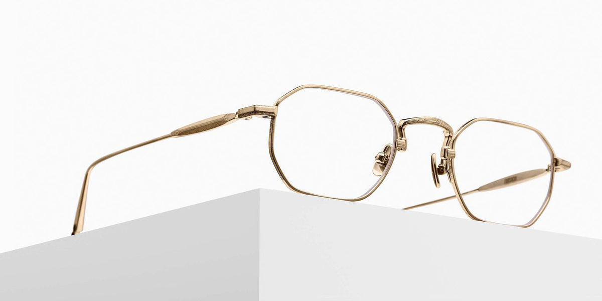 Matsuda M3166 46 - Brushed Gold #id:m3166brushedgoldclearlensoptical_s:102105