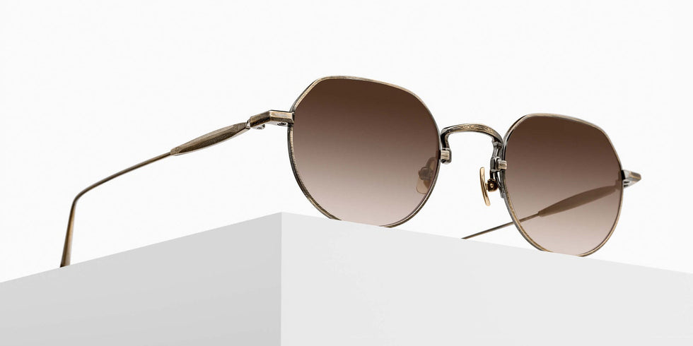 Matsuda M3167 49 - Antique Gold / Khaki Gradient #id:m3167antiquegoldkhakigradient49_s:100105