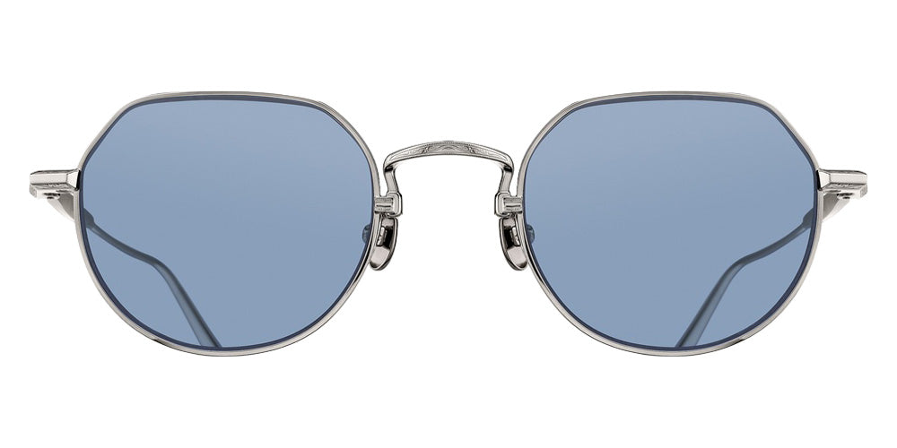 Matsuda M3167 49 - Palladium White / Cobalt Blue #id:m3167palladiumwhitecobaltbluesunglass_s:100100