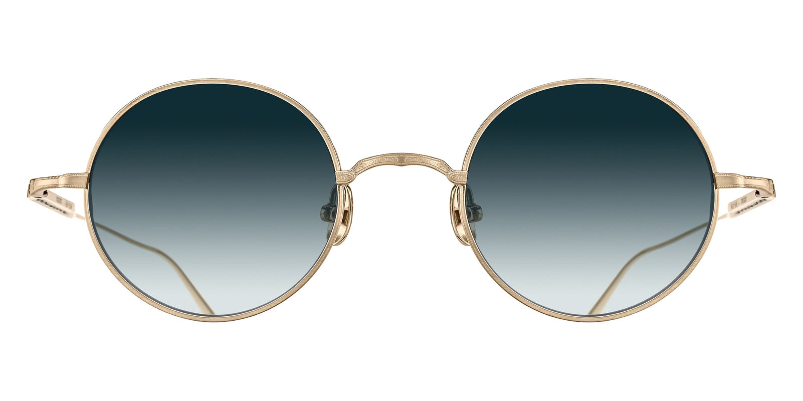 Matsuda M3168 46 - Brushed Gold / Blue Gradient #id:m3168brushedgoldbluegradient46_s:102100
