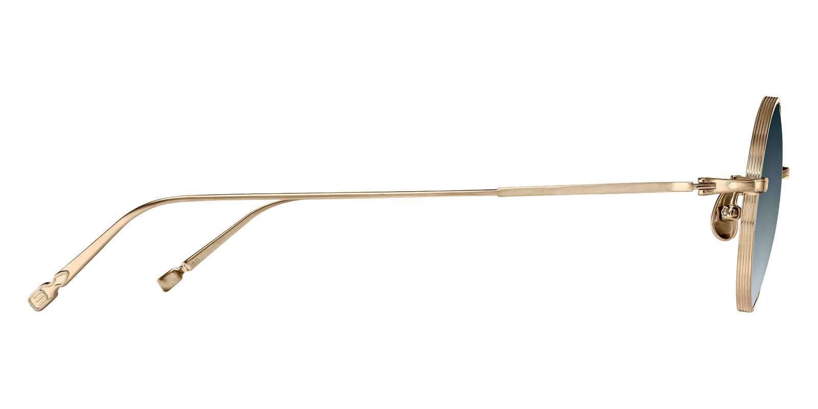 Matsuda M3168 46 - Brushed Gold / Blue Gradient #id:m3168brushedgoldbluegradient46_s:102110