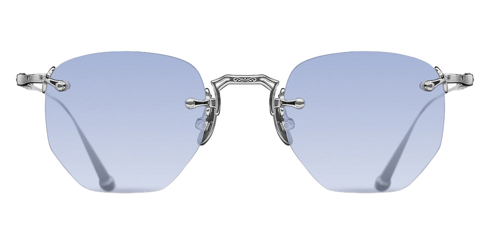 Matsuda M5006 46 - Palladium White / Cobalt Blue #id:m5006palladiumwhitecobaltbluesunglass_s:104100