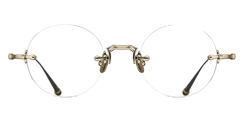 Matsuda M5007 47 - Brushed Gold #id:m5007brushedgoldroundclearlensoptical_s:102100