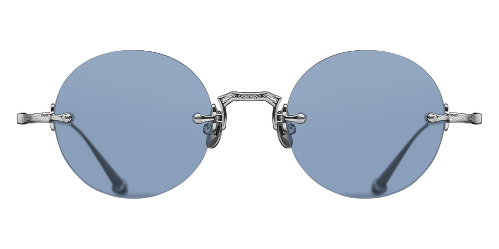 Matsuda M5007 47 - Palladium White / Cobalt Blue #id:m5007palladiumwhitecobaltbluesunglass_s:104100