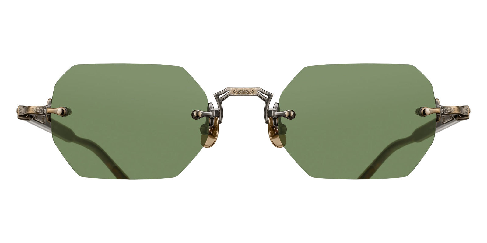 Matsuda M5010 51 - Antique Gold/Dark Tortoise / Sage Green #id:m5010antiquegolddarktortoisesagegreen51_s:100100