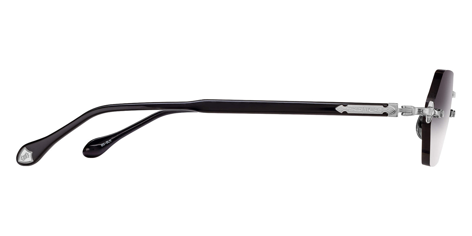 Matsuda M5011 50 - Brushed Silver/Black / Gray Gradient #id:m5011brushedsilverblackgreygradient50_s:104110