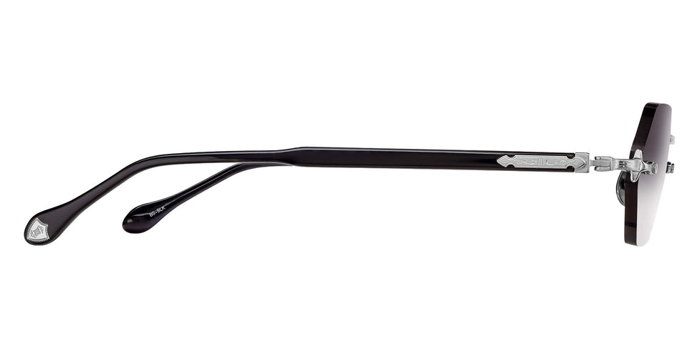 Matsuda M5011 50 - Brushed Silver/Black / Gray Gradient #id:m5011brushedsilverblackgreygradient50_s:104110