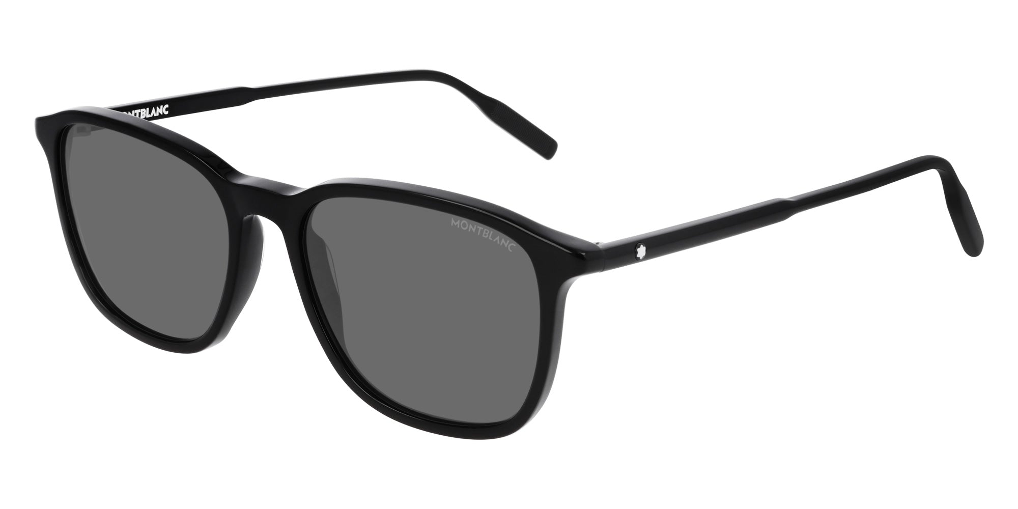 Montblanc MB0082S 001 53 - Black / Gray #id:mb0082s001_s:100100