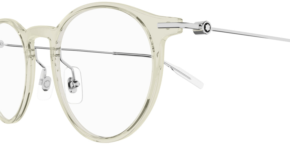 Montblanc MB0099O 002 48 - Beige/Silver #id:mb0099o002_s:100110