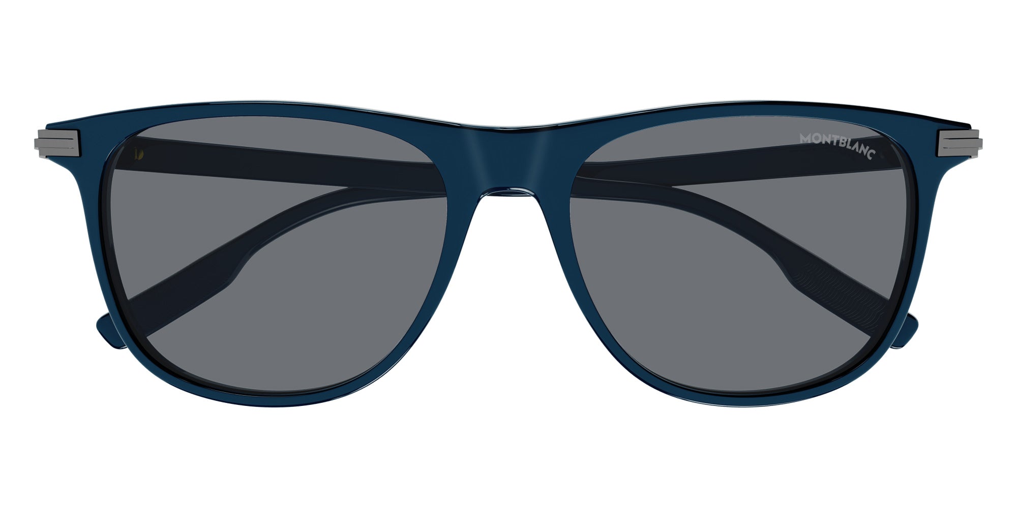 Montblanc MB0216S 003 56 - Blue / Gray #id:mb0216s003_s:102100