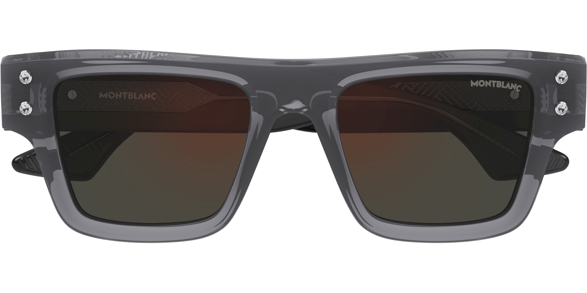 Montblanc MB0253S 003 52 - Gray/Black / Gray Flash #id:mb0253s003_s:100110