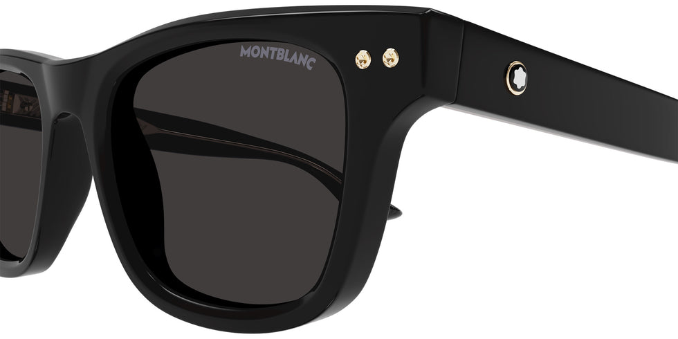 Montblanc MB0254S 001 53 - Black / Smoke #id:mb0254s001_s:100110