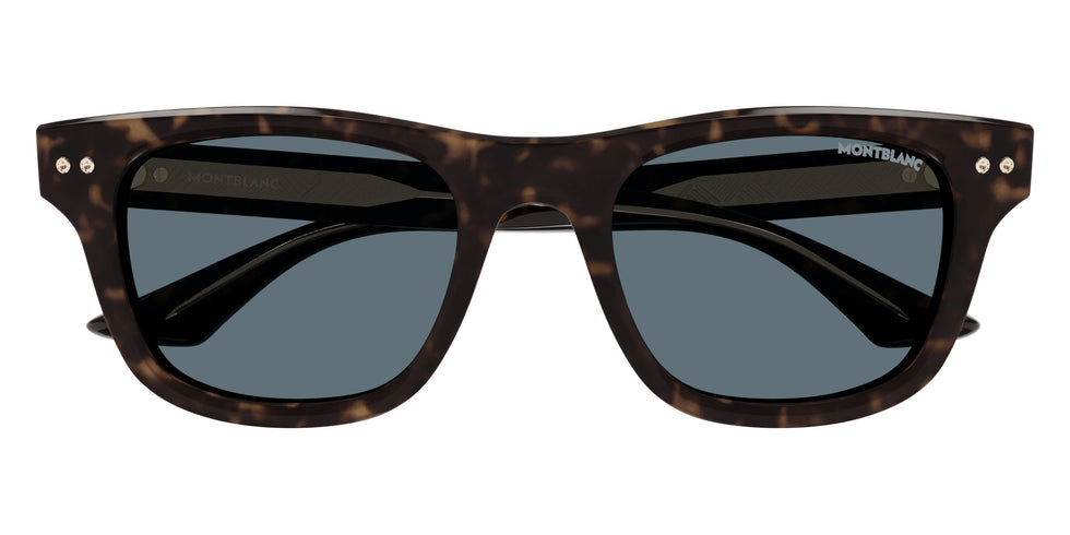 Montblanc MB0254S 002 53 - Havana / Blue #id:mb0254s002_s:102100