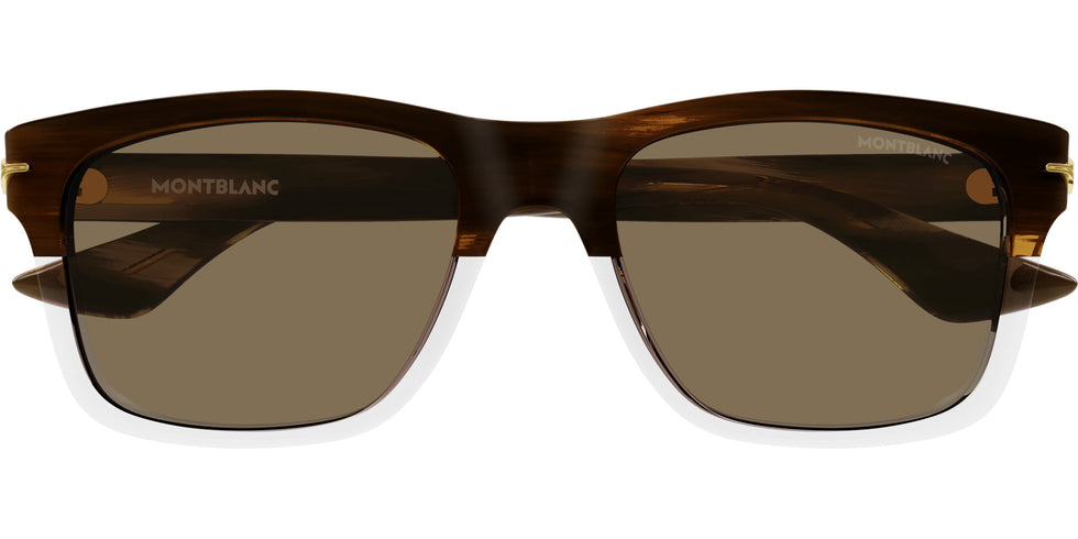 Montblanc MB0263S 003 54 - Havana / Brown #id:mb0263s003_s:102110