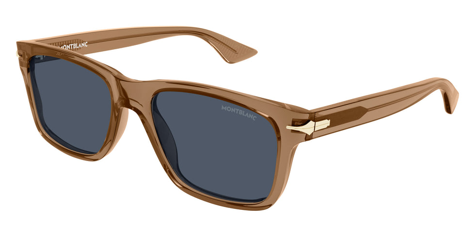 Montblanc MB0263S 005 54 - Brown / Blue #id:mb0263s005_s:104105
