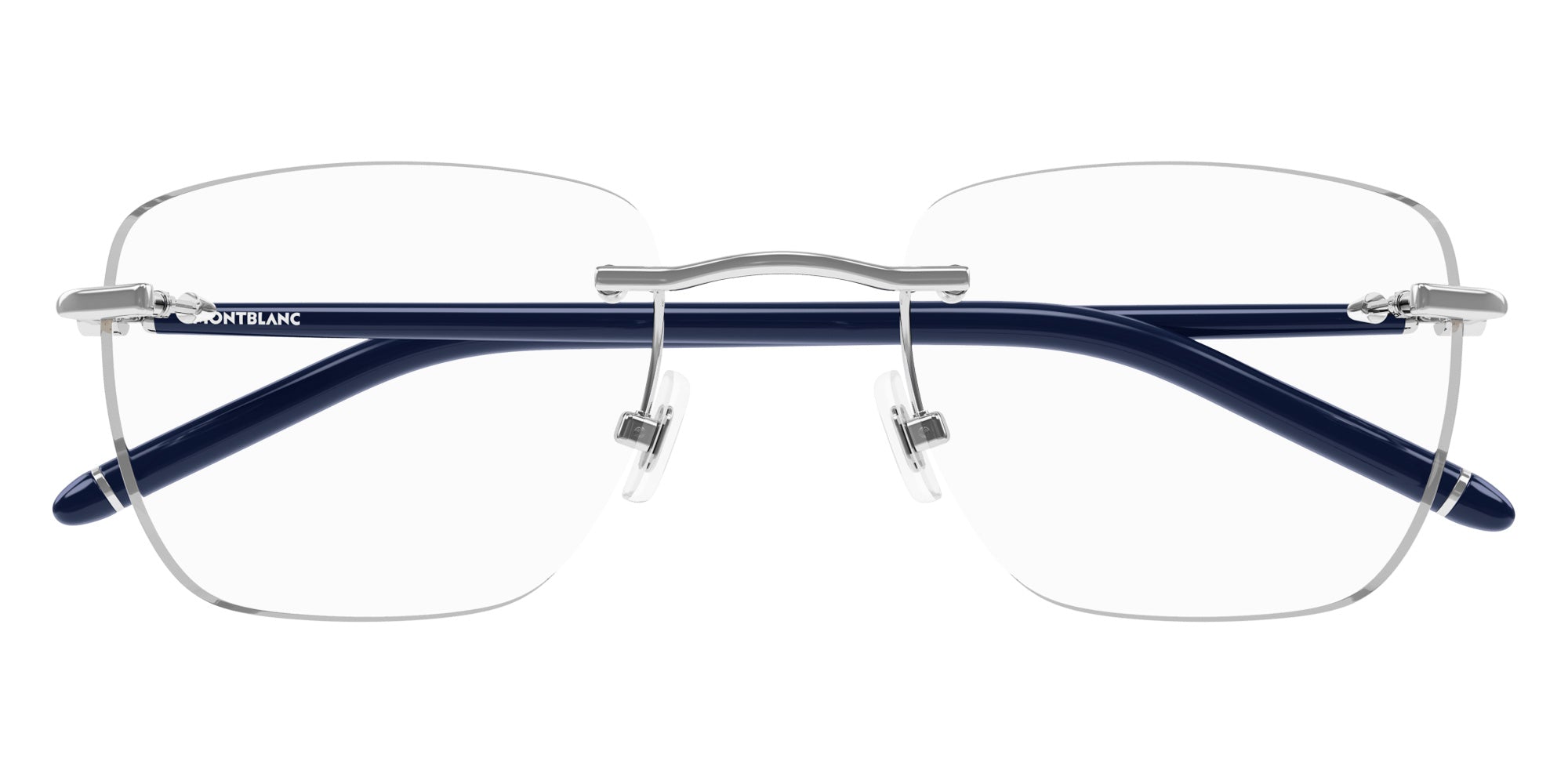 Montblanc MB0274O 003 53 - Silver/Blue #id:mb0274o003_s:100100