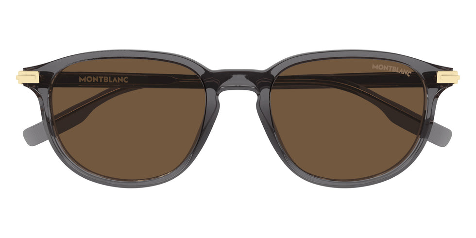 Montblanc MB0276S 004 52 - Gray / Brown #id:mb0276s004_s:100100