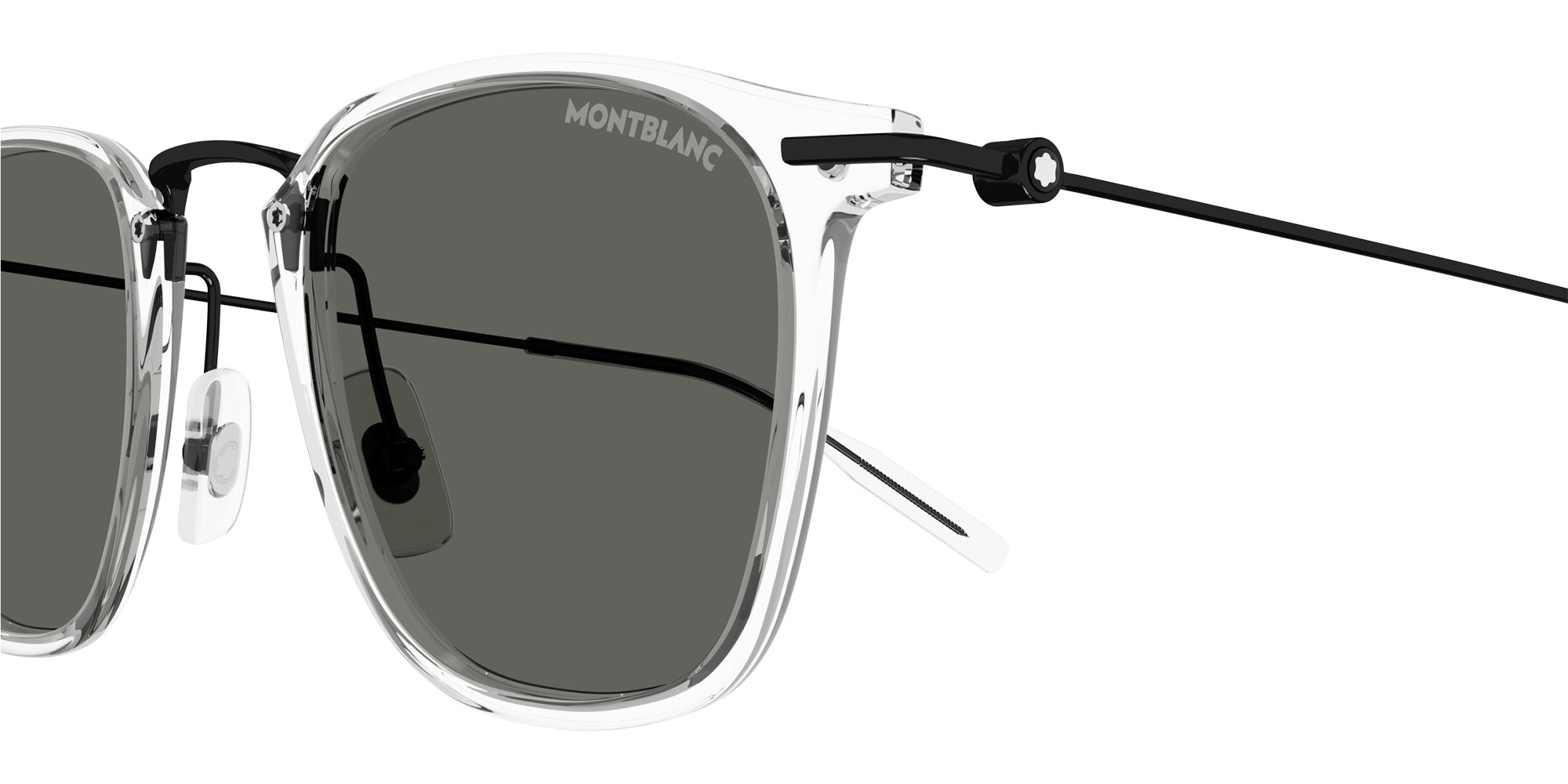 Montblanc MB0295S 004 49 - Crystal/Black / Gray #id:mb0295s004_s:102110