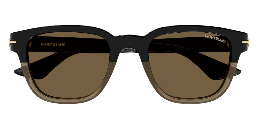 Montblanc MB0302S 008 53 - Black / Brown #id:mb0302s008_s:100100