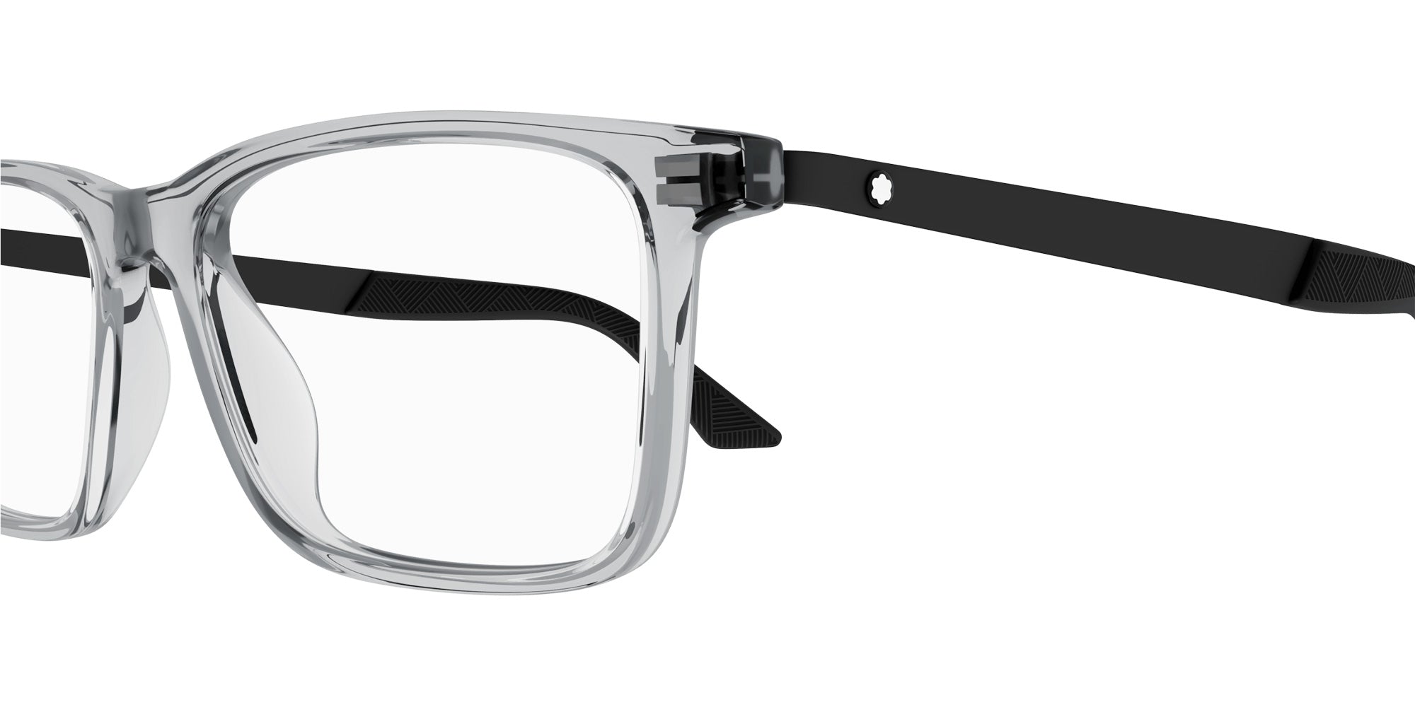 Montblanc MB0333O 002 55 - Gray/Black #id:mb0333o002_s:100110