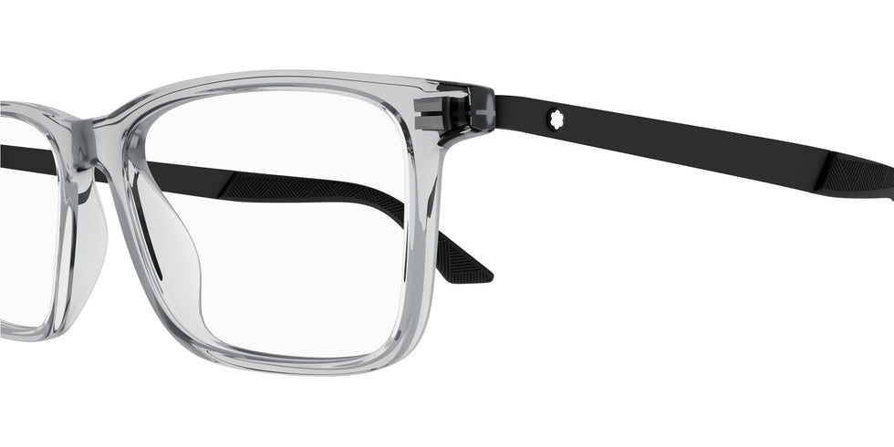 Montblanc MB0333O 002 55 - Gray/Black #id:mb0333o002_s:100110