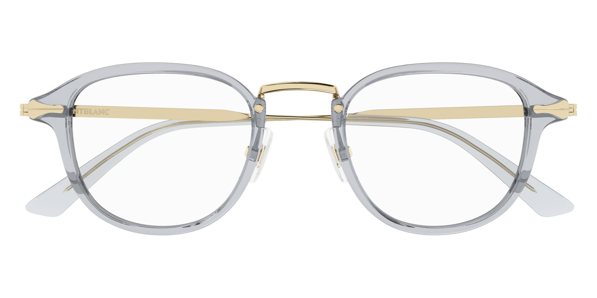 Montblanc MB0336O 003 48 - Gray/Gold #id:mb0336o003_s:100100