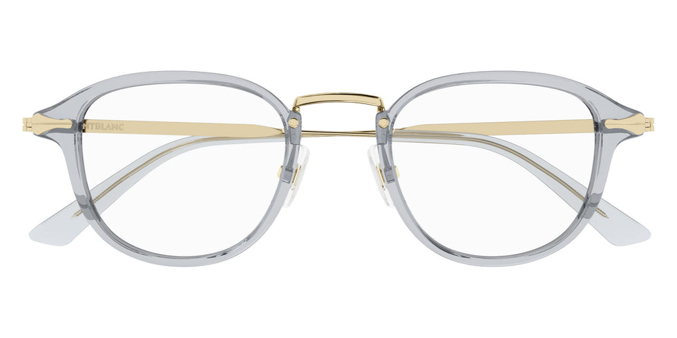 Montblanc MB0336O 003 48 - Gray/Gold #id:mb0336o003_s:100100