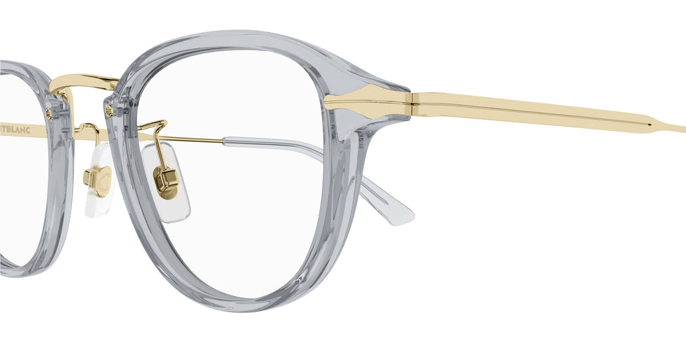 Montblanc MB0336O 003 48 - Gray/Gold #id:mb0336o003_s:100110