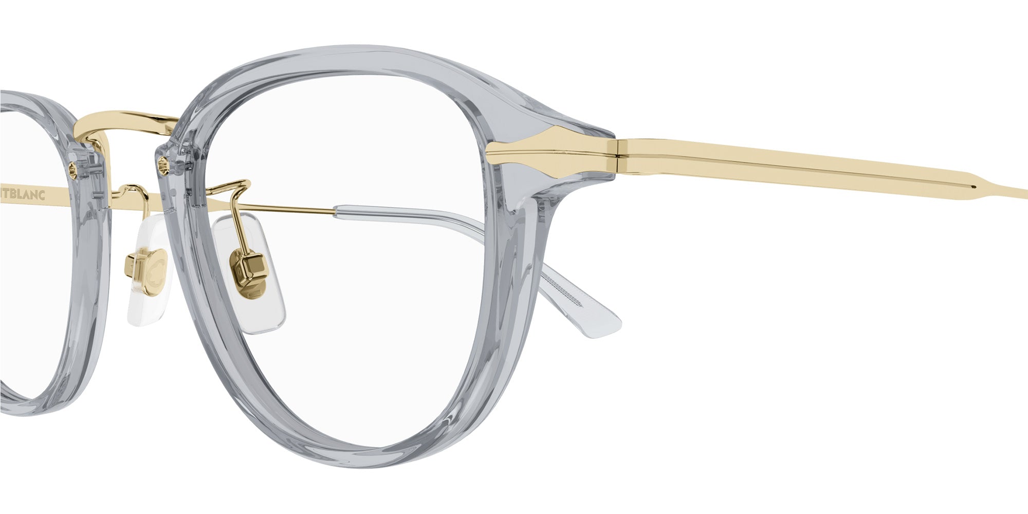 Montblanc MB0336O 003 48 - Gray/Gold #id:mb0336o003_s:100110